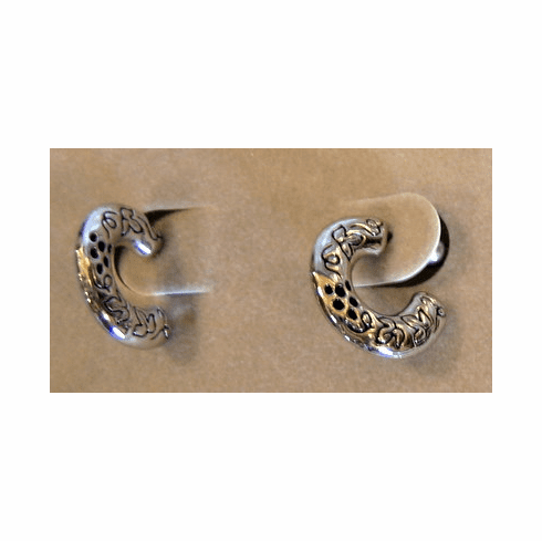 Silvertone Earring