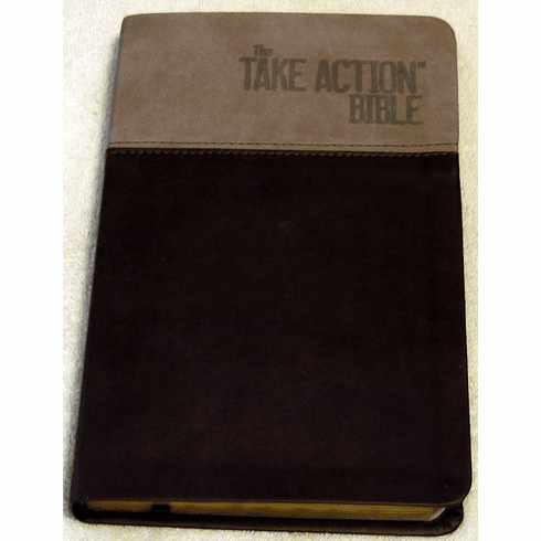 Take Action Bible -NKJV- LeatherSoft