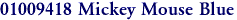 01009418 Mickey Mouse Blue