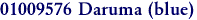01009576 Daruma (blue)