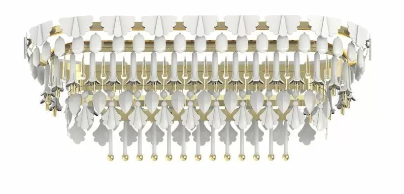 01024182 Seasons Chandelier oval 140 cm. Sunrise (CE UK US JP)