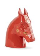 01009788 The Horse Sculpture. Red - gold