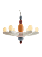 01024294 Soft Blown Chandelier. Pink (US)