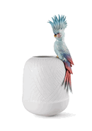 01009768 Cockatoo vase