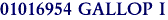01016954 GALLOP I