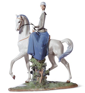 【大幅値下げ】【新品未使用】リヤドロ　woman on horse 01004516 WOMAN ON HORSE