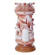 01007032 LADIES IN THE GARDEN VASE-RED (RE-DECO) (L.E.)