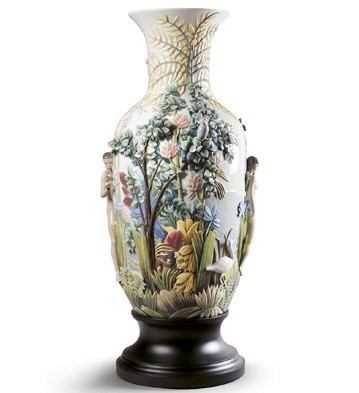 リヤドロ lladro 「sparrows and flowers vase」 Macaw Bird Vase | Lladró® USA
