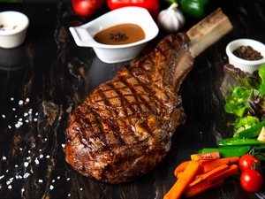 Awesome 18 oz. "Cowboy Cut" Rib Eye Steaks!