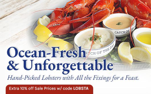 Ocean-Fresh and Unforgettable | Hand-Picked Lobsters with All the Fixings for a Feast