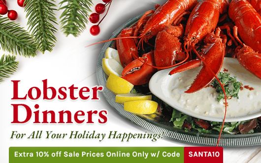 Live Maine Lobster Dinners For All Your Holiday Happenings