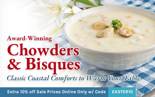 Award-Winning Chowders and Bisques | Classic Coastal Comforts to Warm Your Table
