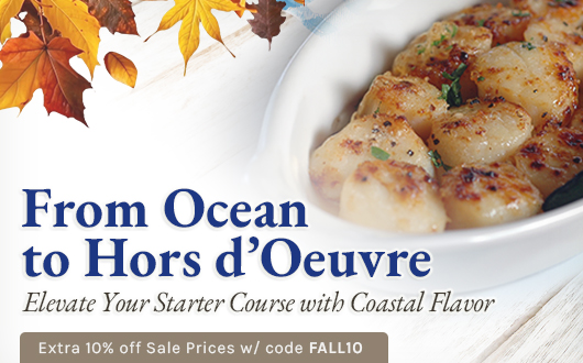 From Ocean to Hors d’Oeuvre | Elevate Your Starter Course with Coastal Flavor