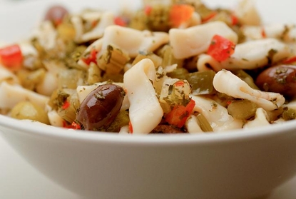 Italian Style Calamari Salad!