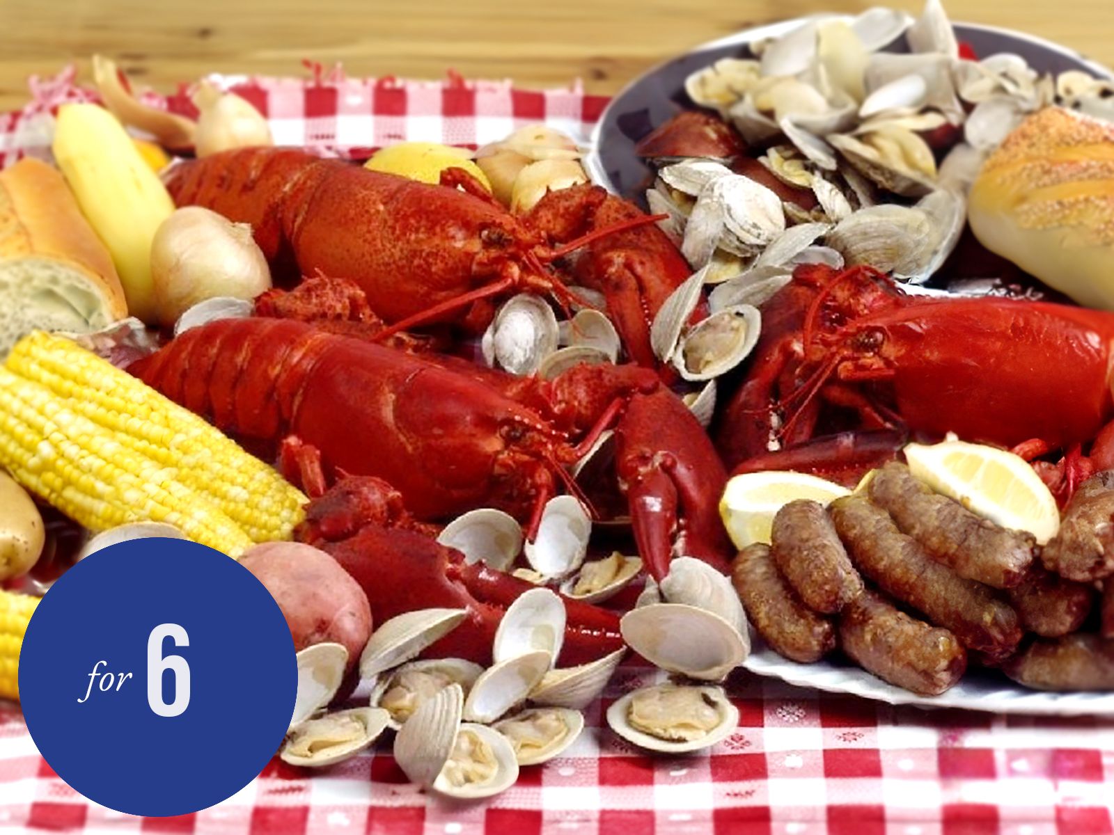 Lobster Clambake Dinner for Six!