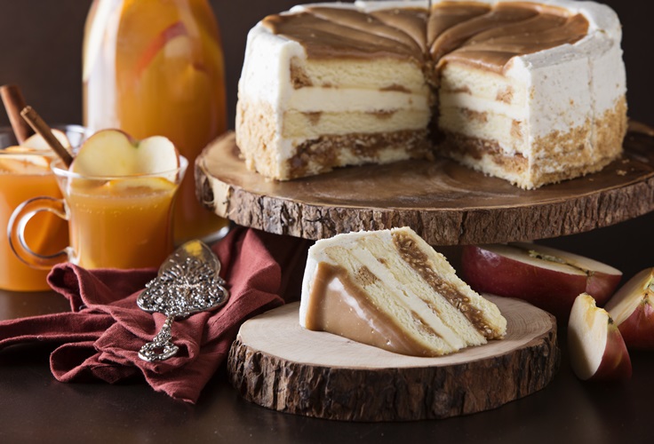 Salted Caramel Vanilla Crunch Cake!