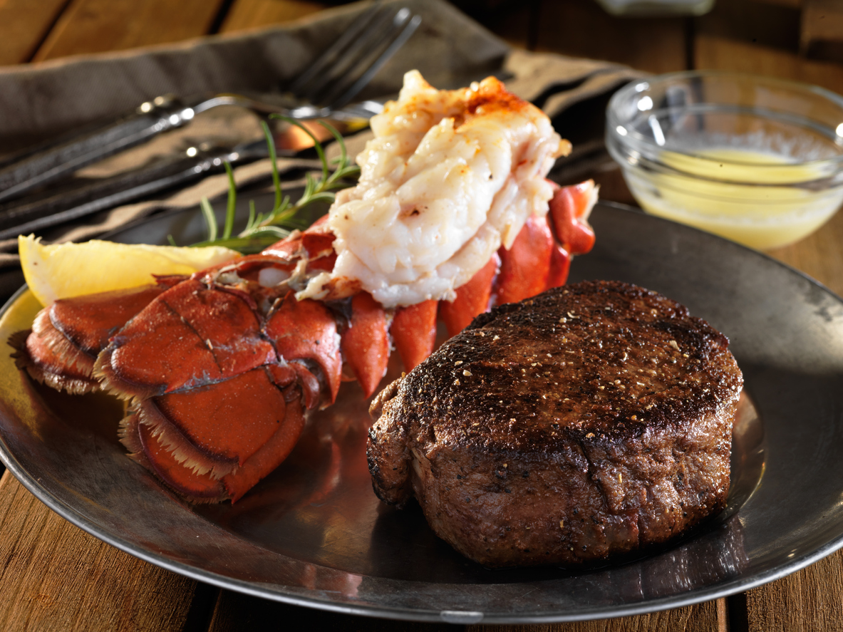 Ultimate Surf & Turf Dinner For 2 With Free Shipping!
