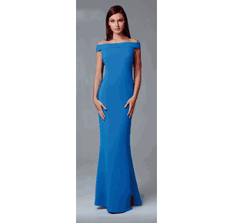 green emerald velvet dress Alberto Makali One Shoulder Sleeveless Floral Shoulder Bodycon Solid Scuba Dress Black / 2