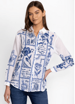 Johnny Was Botanique Double Button Shirt Johnny Was Botanique Double Button Shirt