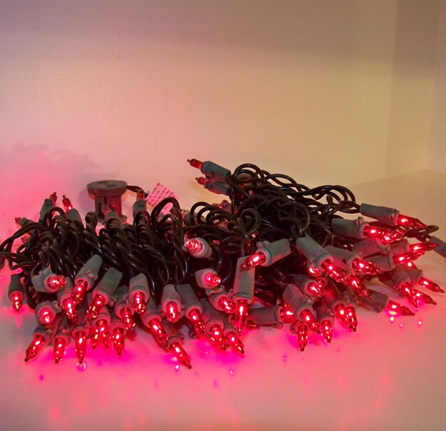 Christmas Lights Mini Christmas Lights, White or Green Wire w/ All
