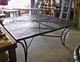 Wrought Iron Mesh Table - Large Custom Wrought Iron Mesh Table