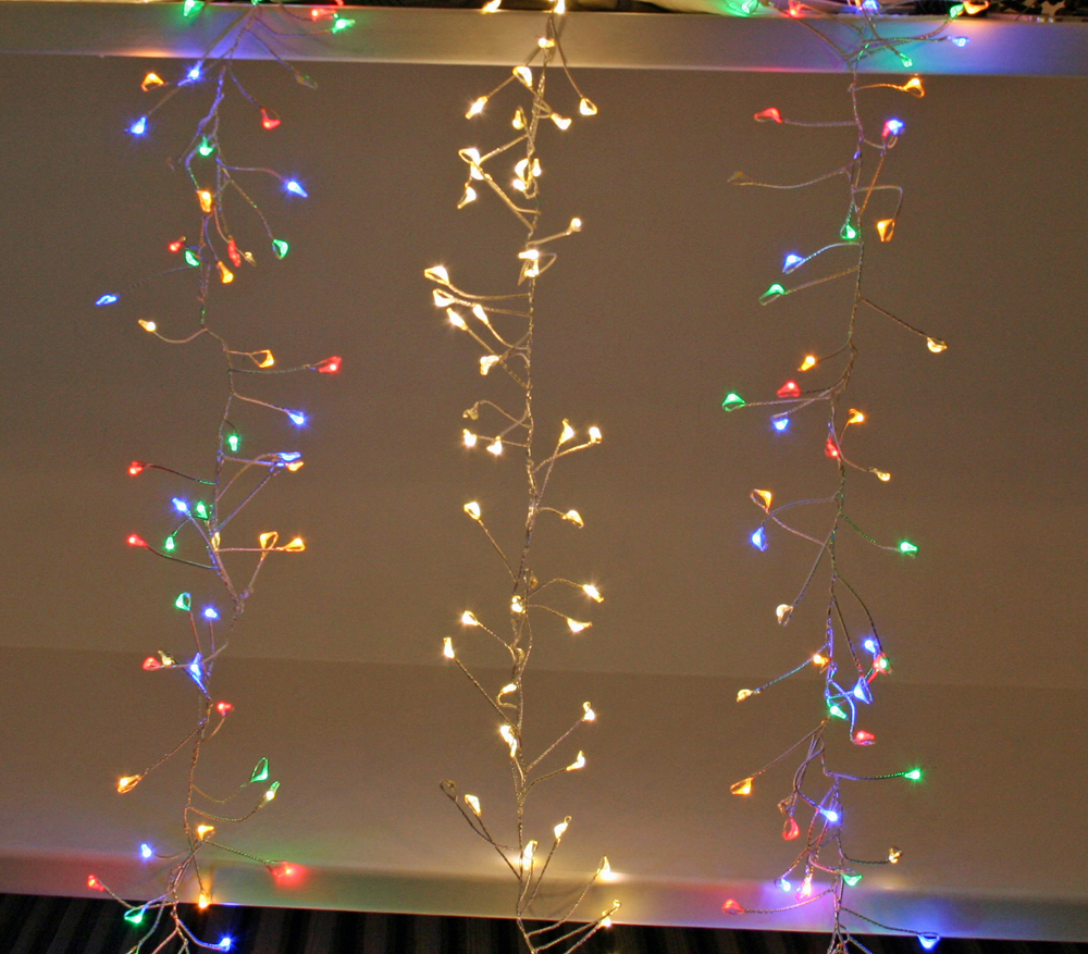 Non Twinkle Micro Mini Crab Lights - Non Twinkle LED Micro Mini Crab Lights,  LED Mini Lights, 400-Lights, Steady Burning, 10.5', image size:1000x877