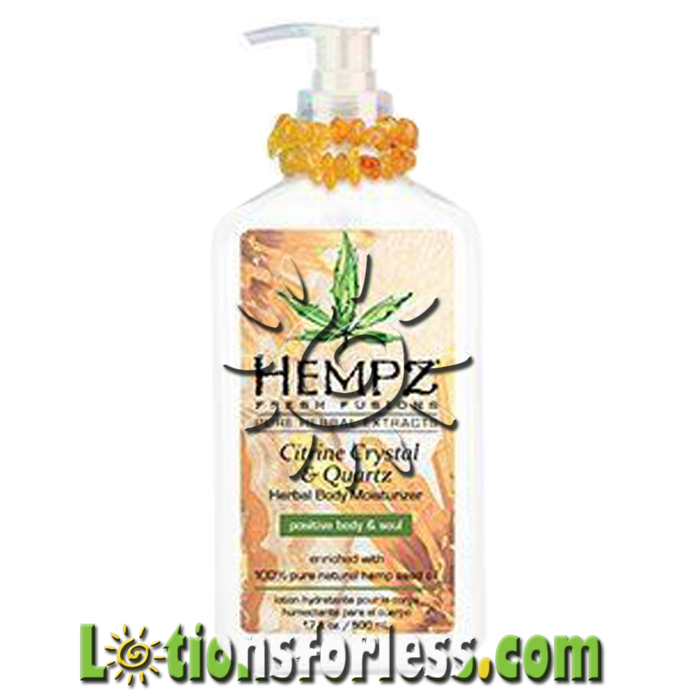 Hempz Citrine Crystal & Quartz Moisturizer 17oz