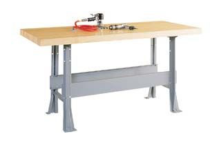 DIVERSIFIED WOODCRAFTS 2-Station Workbench w/0 vises (Quick Ship)-11