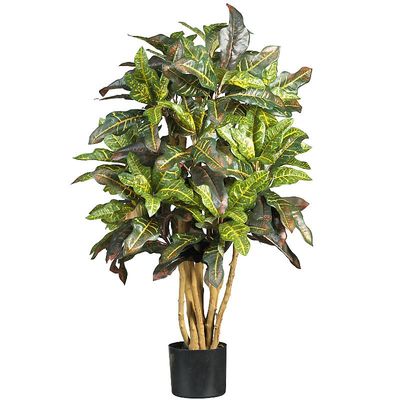 Nearly Natural 3' Croton Silk Tree