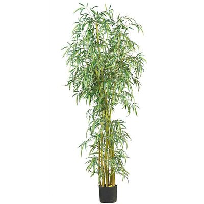 Nearly Natural 7' Fancy Style Slim Bamboo Silk Tree