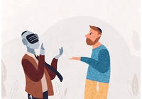 A Talmudic Discussion With AI