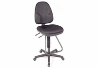 Alvin Black Executive Drafting Height Monarch Chair