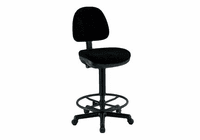 Alvin Black Premo Drafting Height Ergonomic Chair