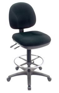 Alvin® Prestige Artist/Drafting Chair 18" Chrome Foot Ring