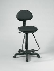 Alvin® Black Economy Drafting Height Chair