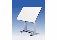 Alvin Elite Table, White Base White Top 37.5" x72"