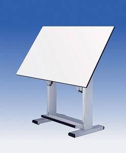 Alvin® Elite Table, White Base White Top 36" x 48"