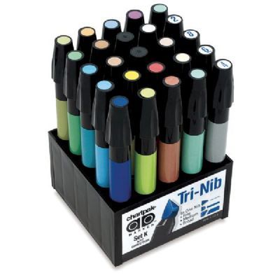 Chartpak® AD™ Marker 25-Color Art Director Set - Click to enlarge