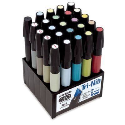 Chartpak® AD™ Marker 25-Color Landscape Set - Click to enlarge