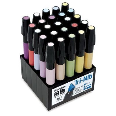 Chartpak® AD™ Marker 25-Color Pastel Set - Click to enlarge