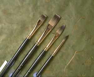 Alvin Synth Bristle Flat Brush