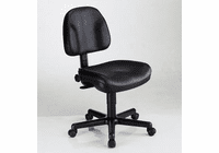 Alvin Task Chair-"Premo" Blk Leather