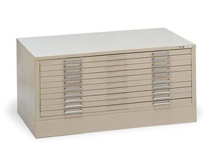 Alvin Ten-Drawer,File,Black