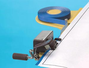 Alvin Threaded Edging Tape-Red