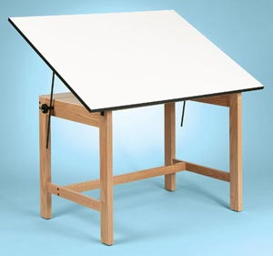 Alvin Titan Wood Table - Thumbnail 3