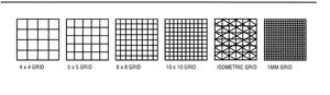 Clearprint® 1000H Series 24 x 36 Vellum 100-Sheet Pack 10x10 Grid