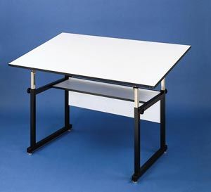 Alvin Workmaster Blk Base W/36X48Top