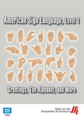 American Sign Language: Greetings, The Alphabet, and MoreAmerican Sign Language, Level 1 (Enhanced DVD)