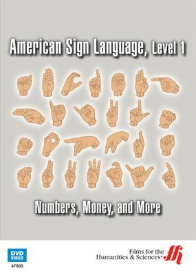 American Sign Language: Numbers, Money, and MoreAmerican Sign Language, Level 1 (Enhanced DVD)