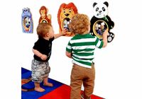 ANATEX Animal Friends Wall Mirrors (Set of 4)